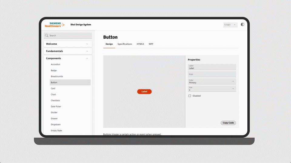 shui styleguide interface